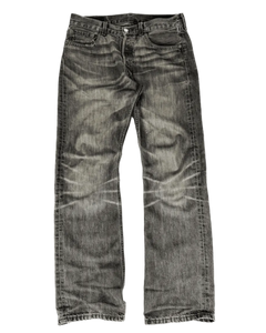 Levi's 501 grey whisker straight-leg jeans