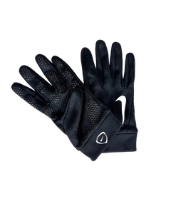 Nike football training gloves, textured palm grip dots and dark cuff