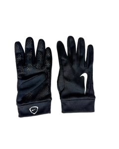 Pair of Nike football training gloves with textured palms and Swoosh logo