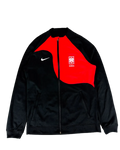 Nike training jacket with black and red zip front, Korea crest and swoosh